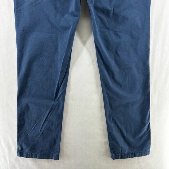 English Laundry Chino Pants Mens Sz 32x32 Flat Front Straight Leg Stretchy Blue - Picture 4 of 12